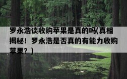 羅永浩談收購蘋果是真的嗎，真相揭秘！羅永浩是否真的有能力收購蘋果？