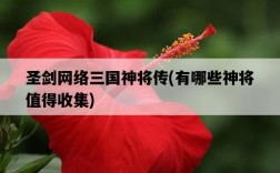 圣劍網絡三國神將傳，有哪些神將值得收集