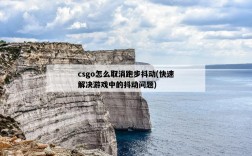 csgo怎么取消跑步抖動，快速解決游戲中的抖動問題