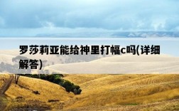 羅莎莉亞能給神里打幅c嗎，詳細解答