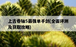 上古卷軸5最強單手劍，全面評測及獲取攻略