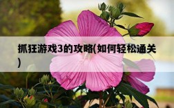 抓狂游戲3的攻略，如何輕松通關