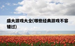盛大游戲大全，哪些經典游戲不容錯過
