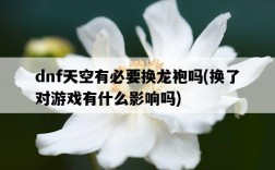 dnf天空有必要換龍袍嗎，換了對游戲有什么影響嗎
