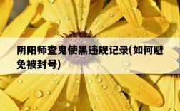 陰陽師查鬼使黑違規記錄，如何避免被封號