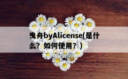 曳舟byAlicense，是什么？如何使用？