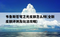 韋魯斯蒼穹之光皮膚怎么樣，全新皮膚評測及玩法攻略