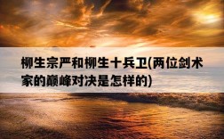 柳生宗嚴和柳生十兵衛，兩位劍術家的巔峰對決是怎樣的