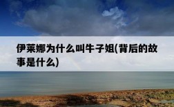 伊萊娜為什么叫牛子姐,背后的故事是什么