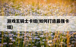 游戲王騎士卡組，如何打造最強卡組