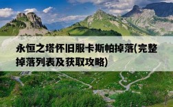 永恒之塔懷舊服卡斯帕掉落，完整掉落列表及獲取攻略