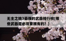 無主之地3最強的武器排行榜，哪些武器是必須要擁有的？