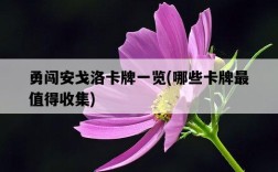 勇闖安戈洛卡牌一覽，哪些卡牌最值得收集