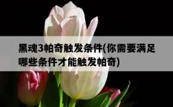黑魂3帕奇觸發條件，你需要滿足哪些條件才能觸發帕奇
