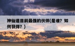 神仙道目前最強的伙伴，是誰？如何獲得？