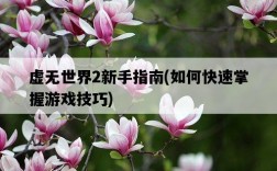 虛無世界2新手指南，如何快速掌握游戲技巧
