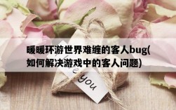 暖暖環游世界難纏的客人bug，如何解決游戲中的客人問題