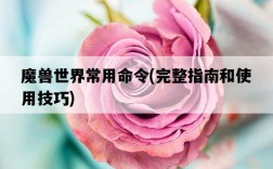 魔獸世界常用命令，完整指南和使用技巧