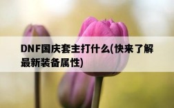 DNF國慶套主打什么，快來了解最新裝備屬性
