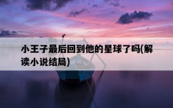 小王子最后回到他的星球了嗎，解讀小說結局