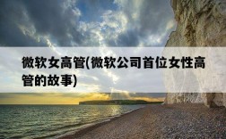 微軟女高管，微軟公司首位女性高管的故事