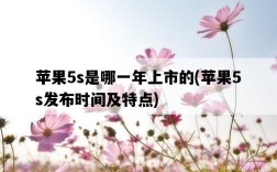 蘋果5s是哪一年上市的，蘋果5s發布時間及特點