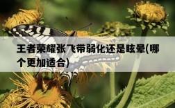 王者榮耀張飛帶弱化還是眩暈，哪個更加適合