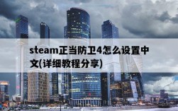 steam正當防衛4怎么設置中文，詳細教程分享