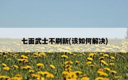 七面武士不刷新,該如何解決