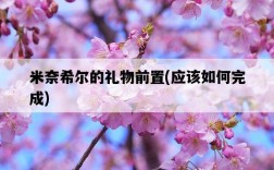 米奈希爾的禮物前置，應該如何完成
