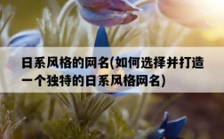 日系風格的網名，如何選擇并打造一個獨特的日系風格網名