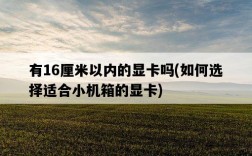有16厘米以內的顯卡嗎，如何選擇適合小機箱的顯卡