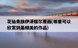 花仙貴族伊澤瑞爾原畫，哪里可以欣賞到最精美的作品