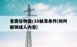 星露谷物語r18觸發條件，如何解鎖成人內容