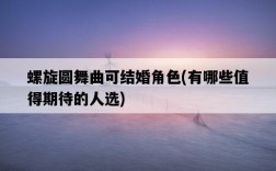 螺旋圓舞曲可結婚角色，有哪些值得期待的人選