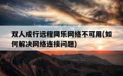 雙人成行遠程同樂網絡不可用，如何解決網絡連接問題