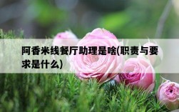 阿香米線餐廳助理是啥，職責與要求是什么