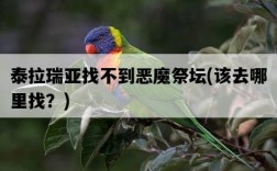 泰拉瑞亞找不到惡魔祭壇，該去哪里找？