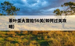 茶葉蛋大冒險56關，如何過關攻略