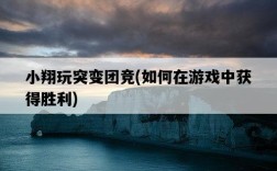 小翔玩突變團競，如何在游戲中獲得勝利