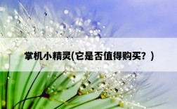 掌機小精靈，它是否值得購買？