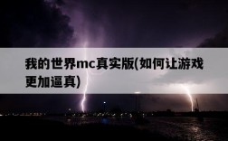 我的世界mc真實版，如何讓游戲更加逼真