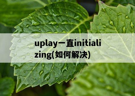 uplay一直initializing，如何解決-圖1