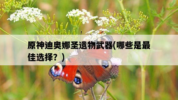 原神迪奧娜圣遺物武器，哪些是最佳選擇？-圖1