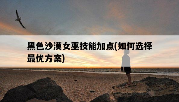 黑色沙漠女巫技能加點，如何選擇最優方案-圖1