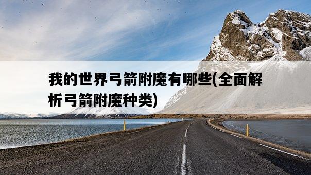 我的世界弓箭附魔有哪些，全面解析弓箭附魔種類-圖1