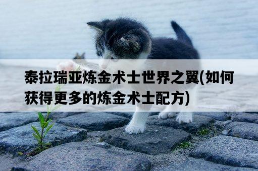 泰拉瑞亞煉金術士世界之翼，如何獲得更多的煉金術士配方-圖1