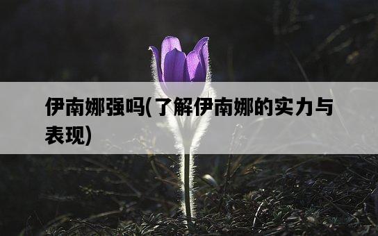 伊南娜強嗎，了解伊南娜的實力與表現-圖1