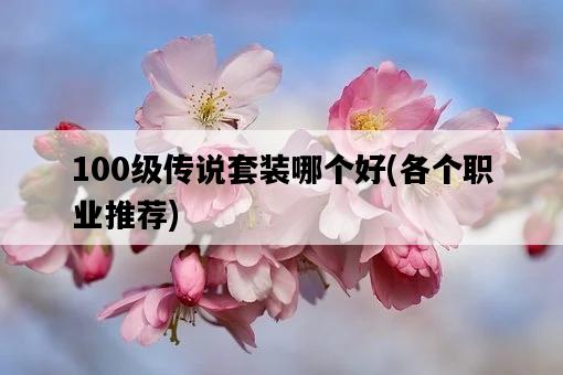 100級傳說套裝哪個好，各個職業推薦-圖1