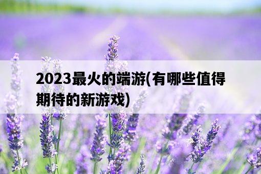 2023最火的端游，有哪些值得期待的新游戲-圖1